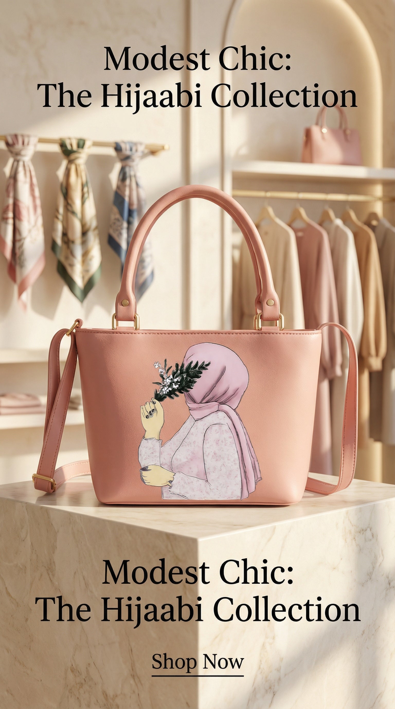 Modest Chic – The Hijaabi Collection (Blush Pink)
