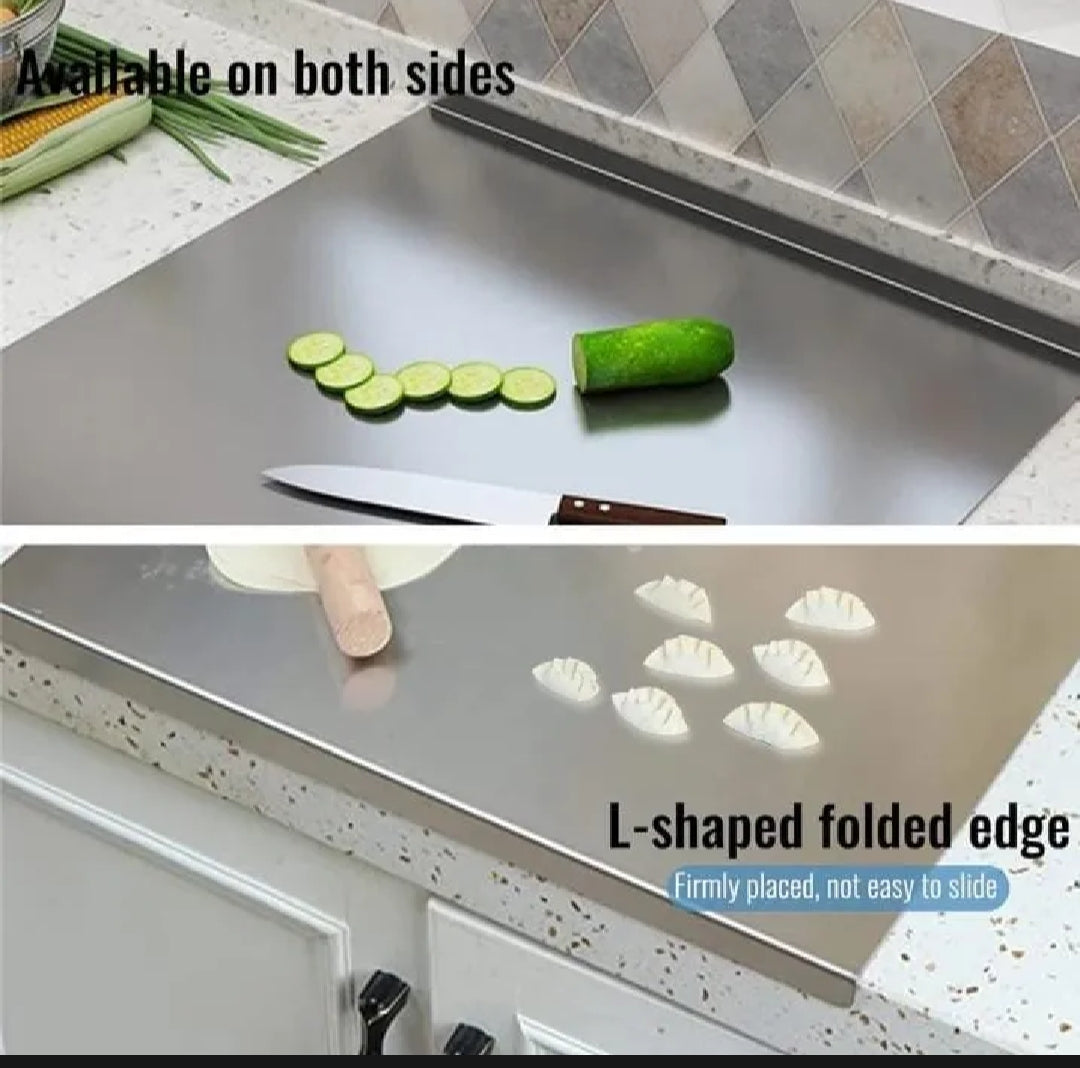 Food grade stainless steel cutting board/